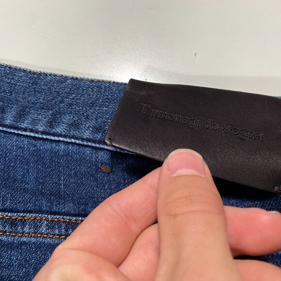 Ermenegildo Zegna Mainline Lightweight Straight Leg Stretch Denim mens 39x30 - Picture 7 of 10